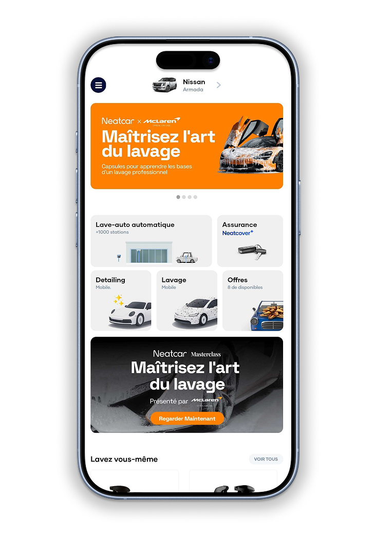 Applications mobiles développées par LokyApp — événements et Neatcar